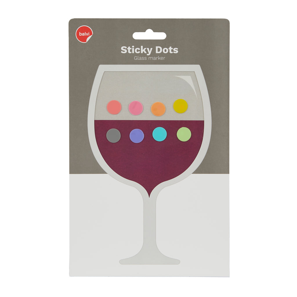 Sticky Dots Glass Markers