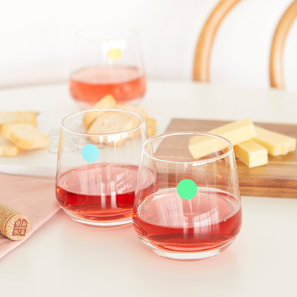 Sticky Dots Glass Markers