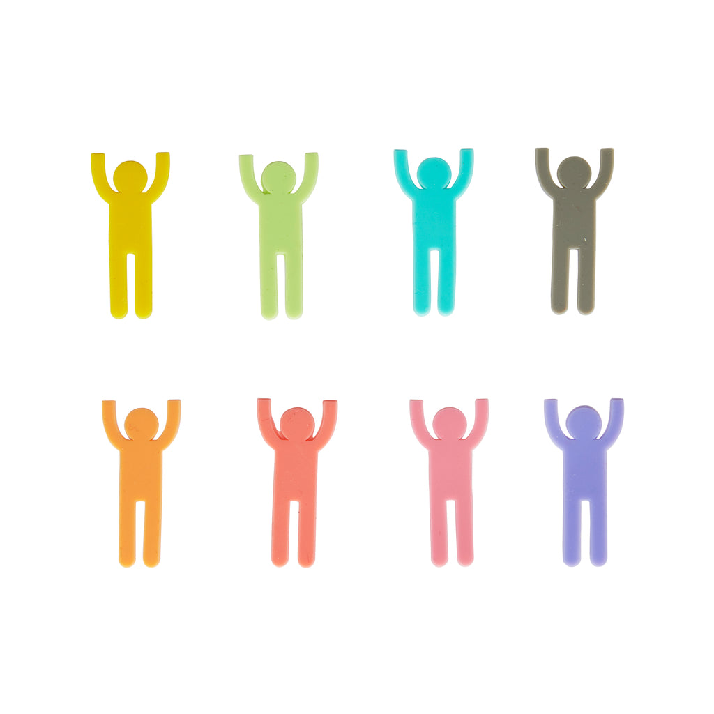 Sticky Men Glass Markers