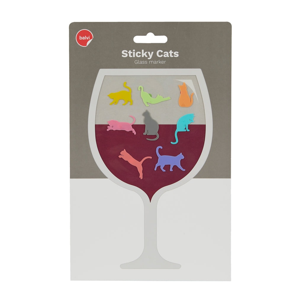Sticky Cats Glass Markers