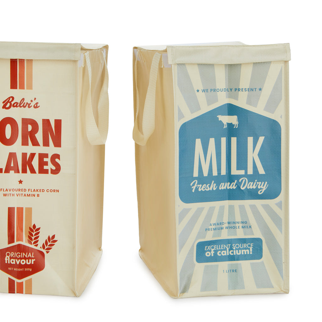 Recycling-Tüten Retro