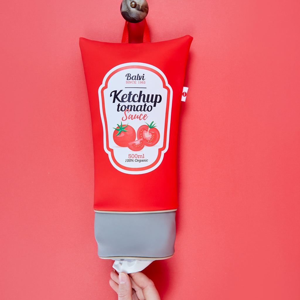 Dispensador de bolsas Ketchup