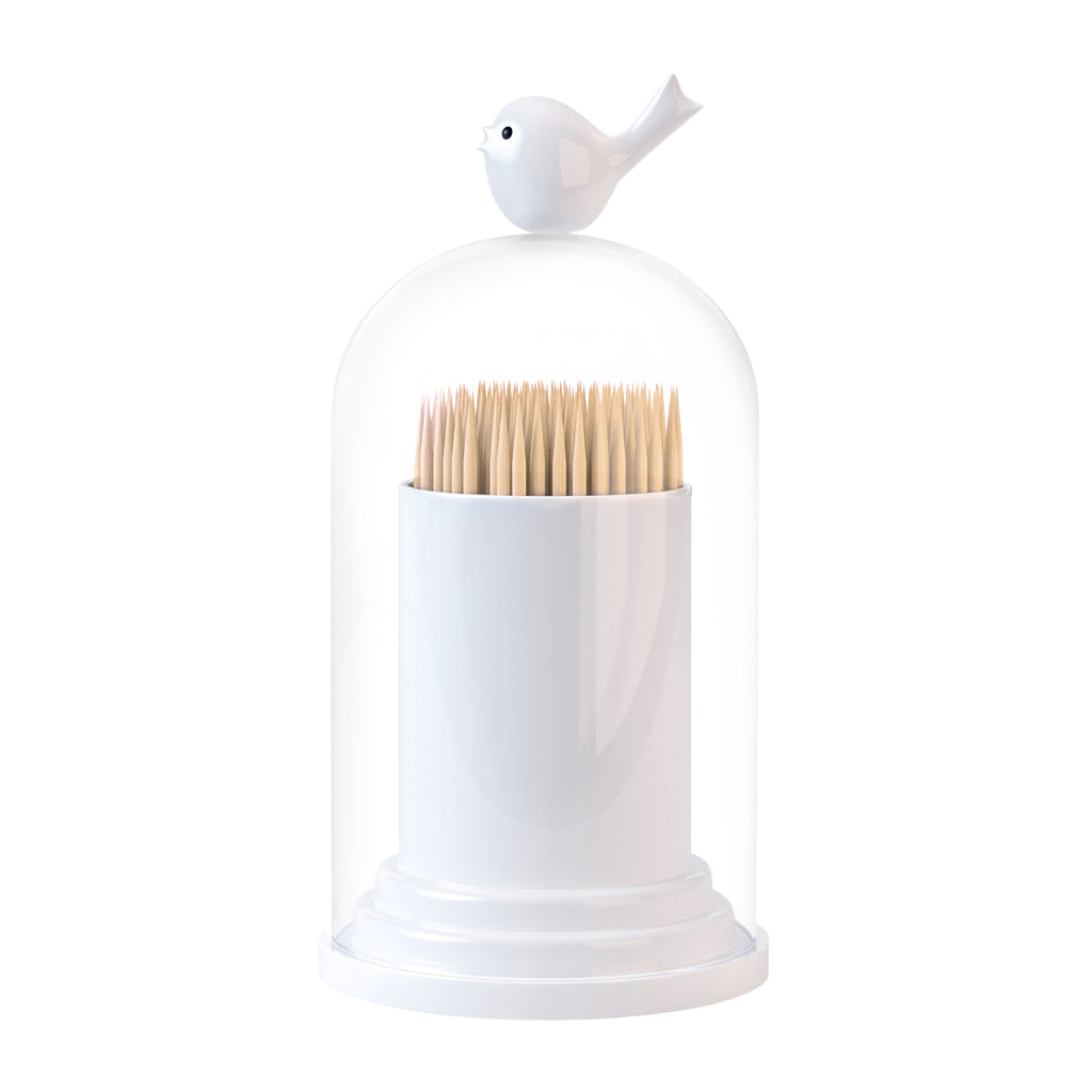 Birdie Toothpick Holder & Swab Dispenser