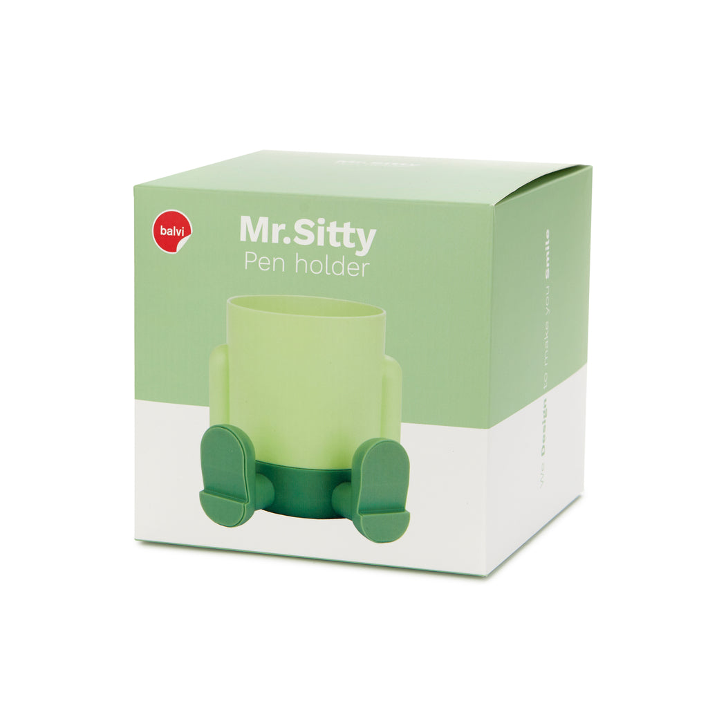 Mr. Sitty Two-tone Pencil Holder
