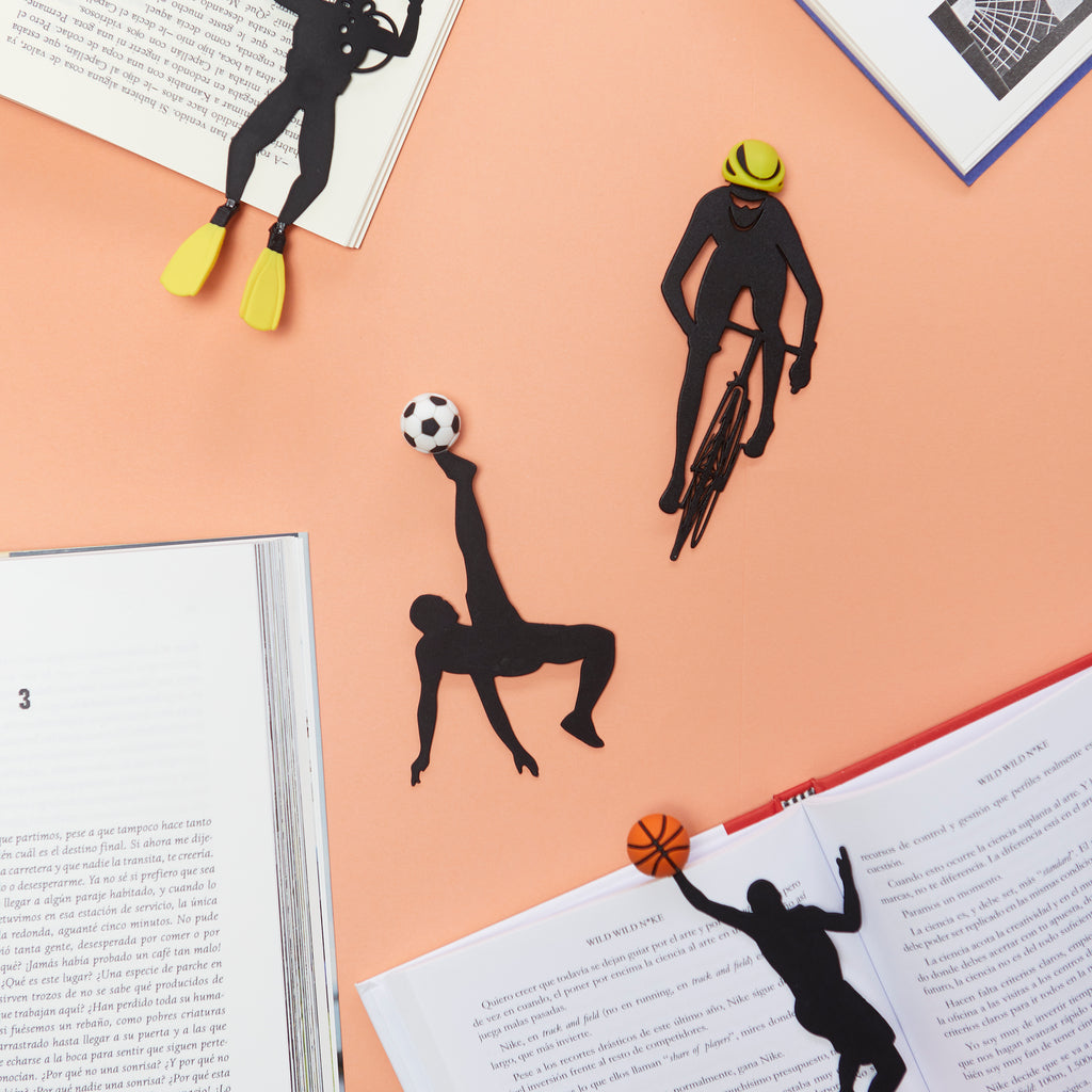Cyclist Bookmark