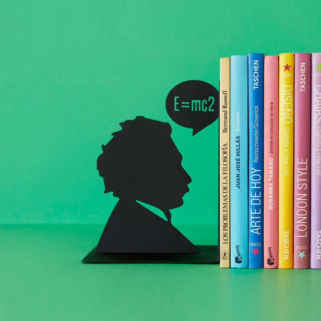 Buchstütze Einstein