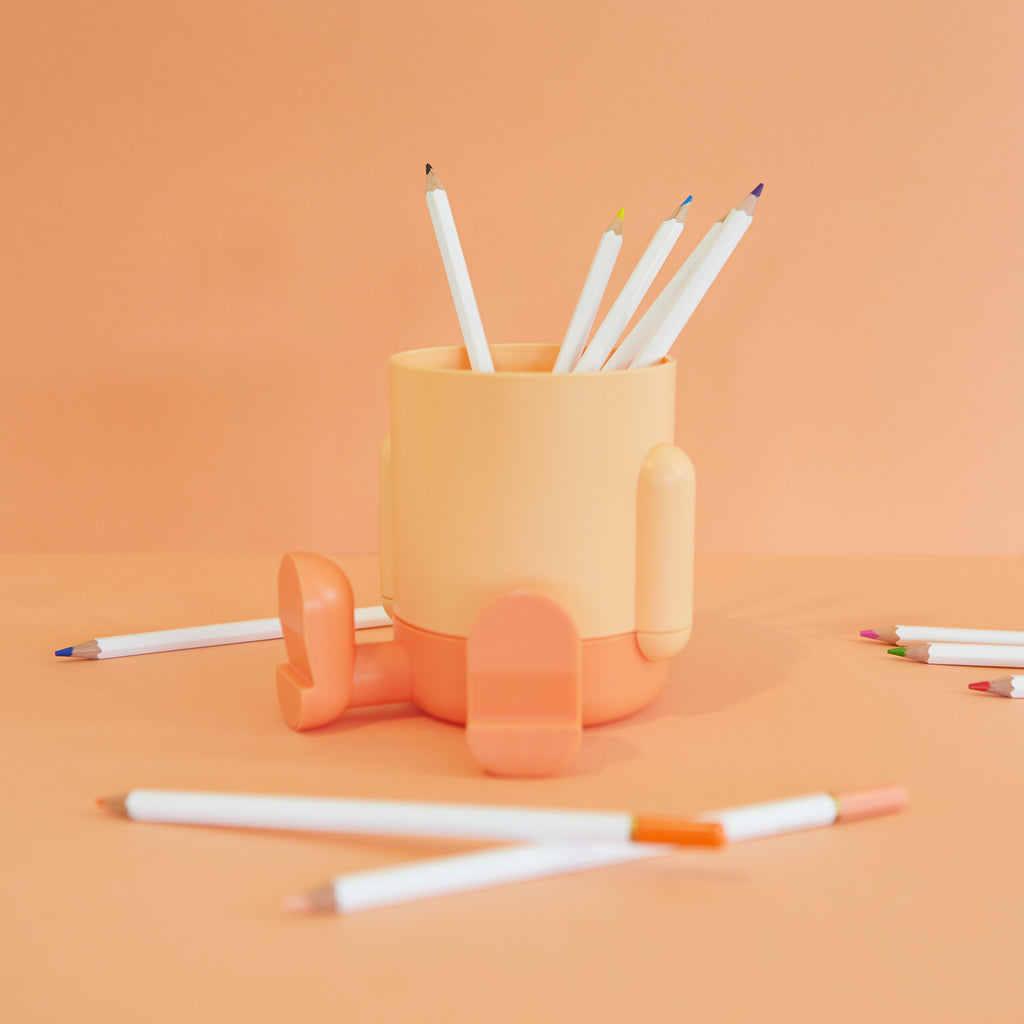 Mr. Sitty Two-tone Pencil Holder