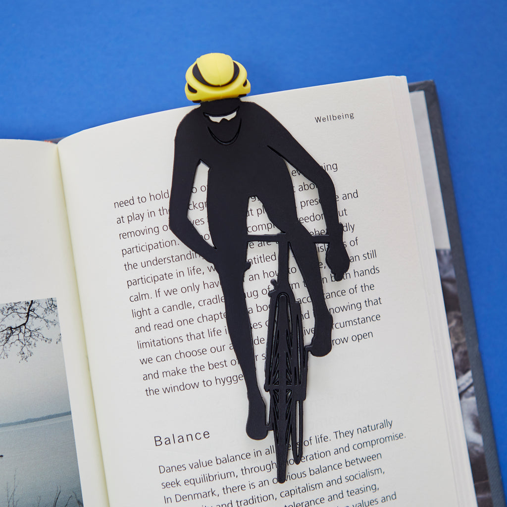 Cyclist Bookmark