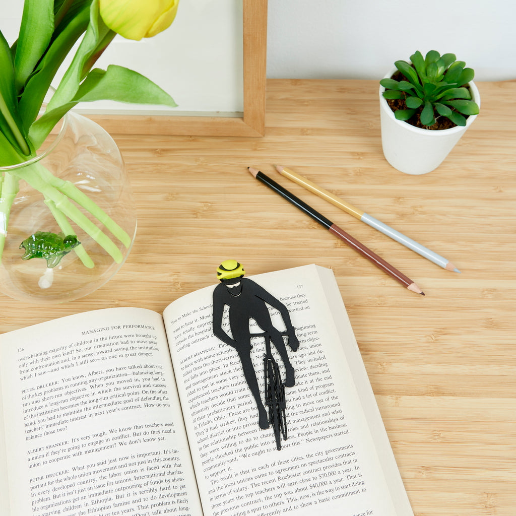 Cyclist Bookmark