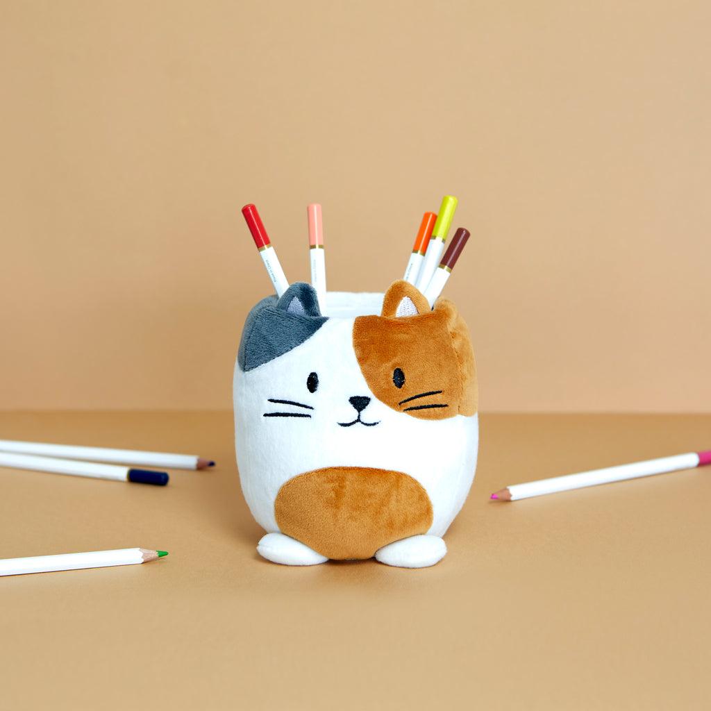 Portalápices Fluffy Kitty Calico