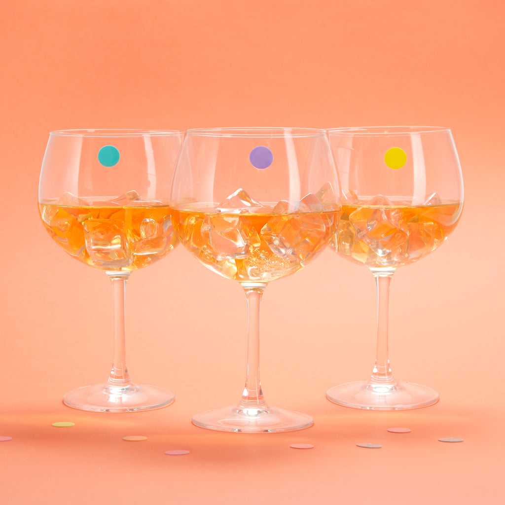 Sticky Dots Glass Markers