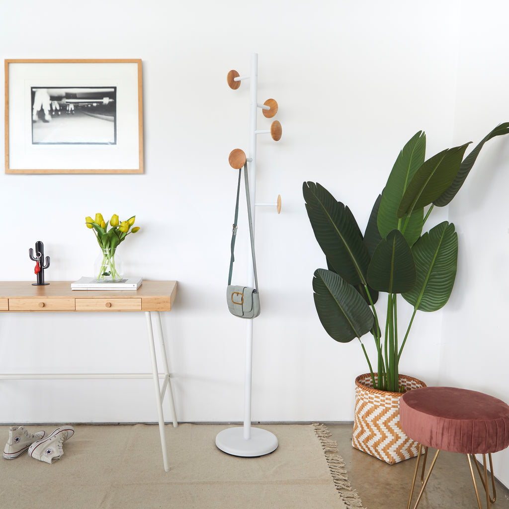 Perchero Shiitake – Madera & Acero