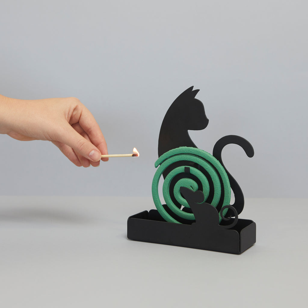 Feline Spiral Mosquito Holder
