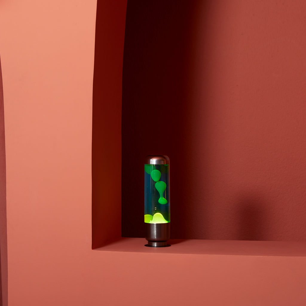 Capsule Lava Lamp - Blue/Green