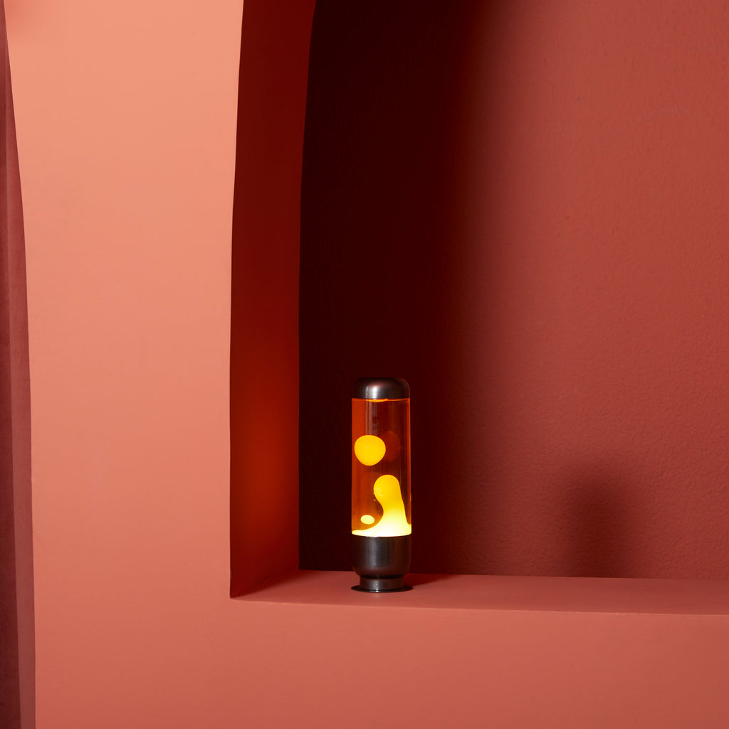 Lámpara lava Capsule - Naranja/Amarillo