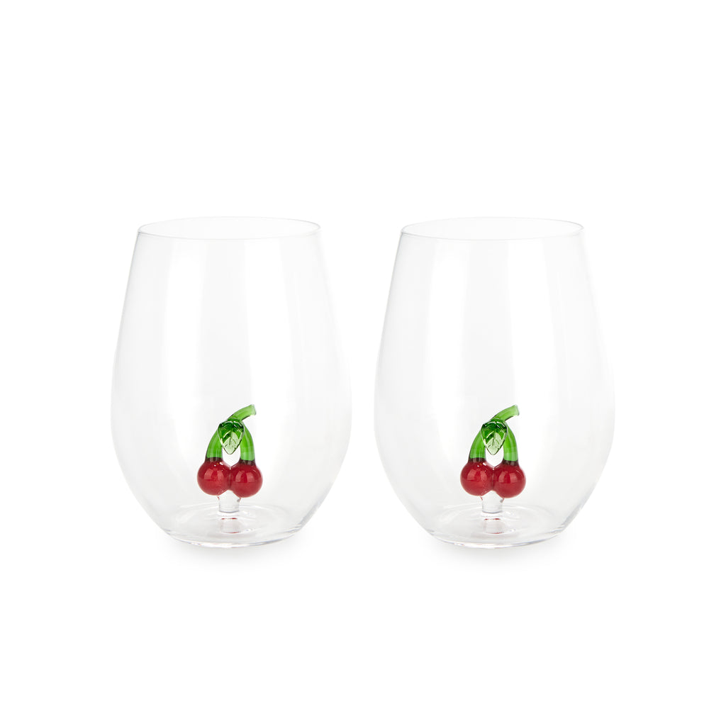 12oz stemless wine glass Beatriz Ball Baroque Stemless Glass, Set of 4 12 oz main image 0