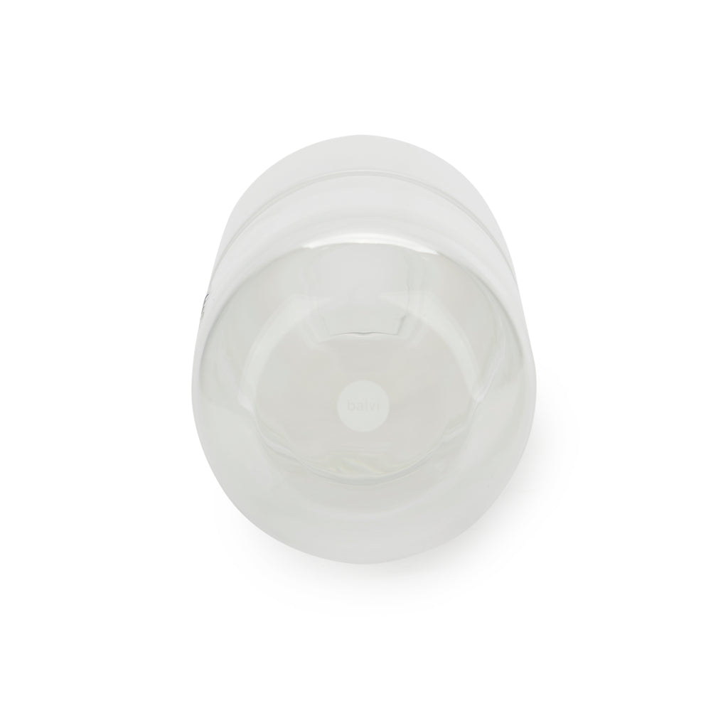 Water Pill Bottle and Drinking Glass