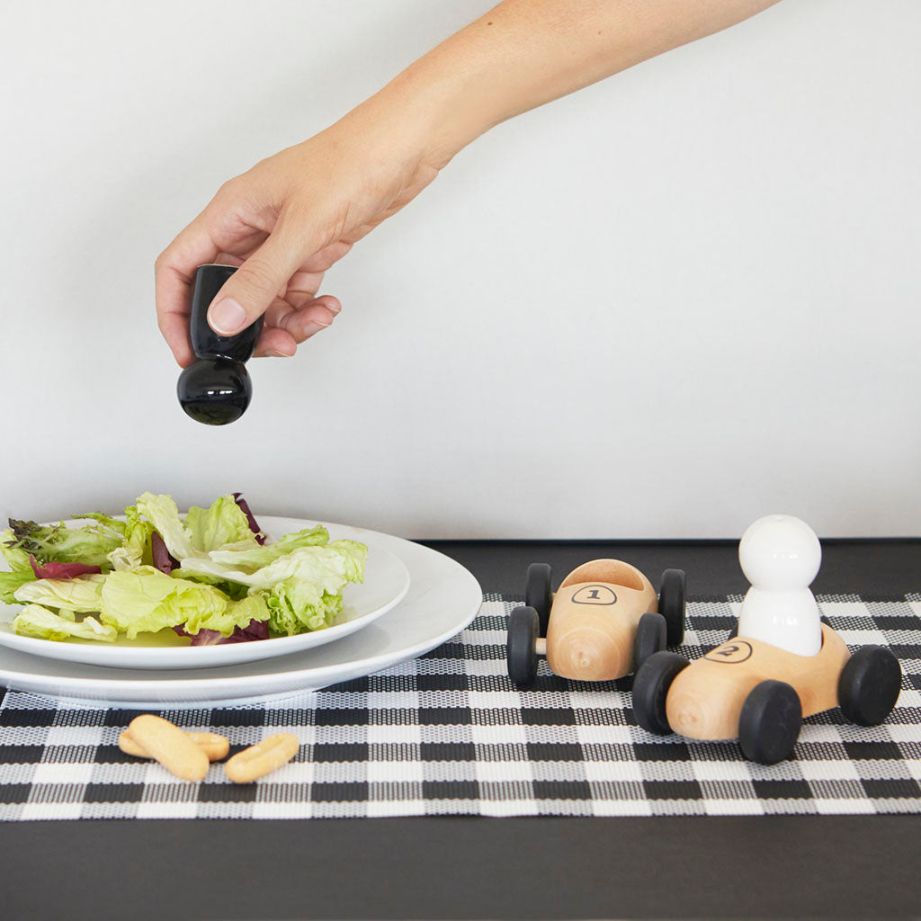 Salière et poivrière Bolides