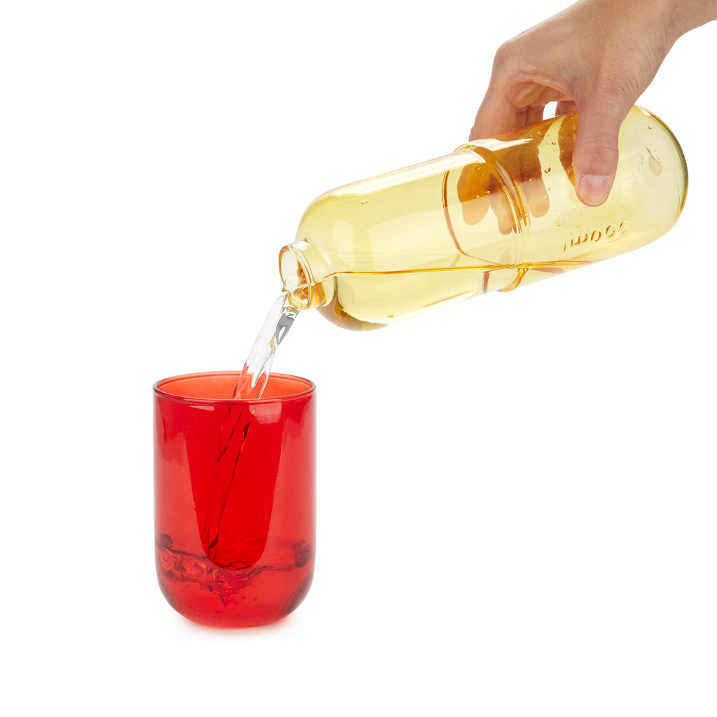 Water Pill Flasche & Glas