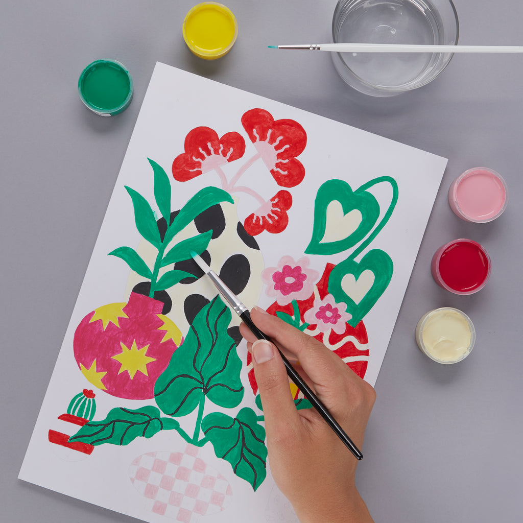 Les Plantes Paint-by-numbers kit