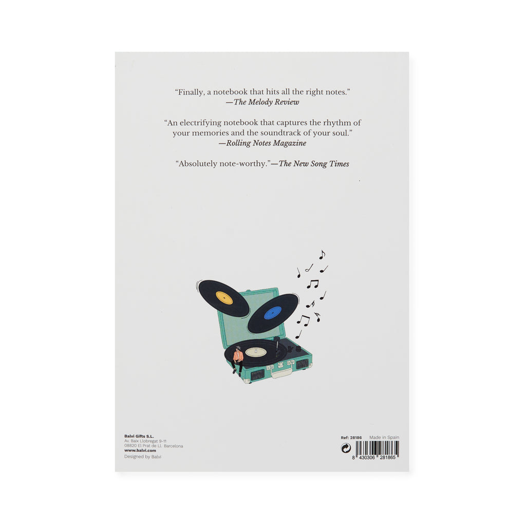 Notizbuch The Soundtrack of my Life