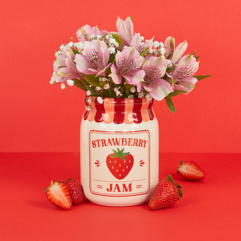 Mini florero Strawberry Jam