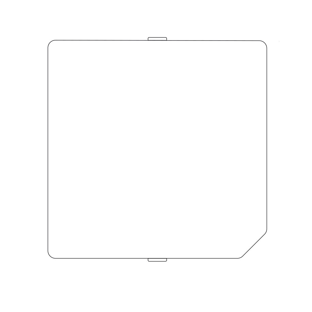 Repuesto - Cubierta cuadrada del marco de fotos Kube 15x15