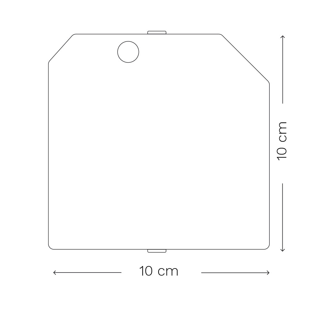Repuesto - Cubierta con agujero del marco de fotos Kube 10x10
