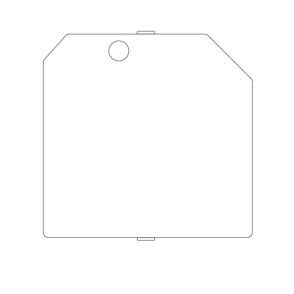 Repuesto - Cubierta con agujero del marco de fotos Kube 10x10