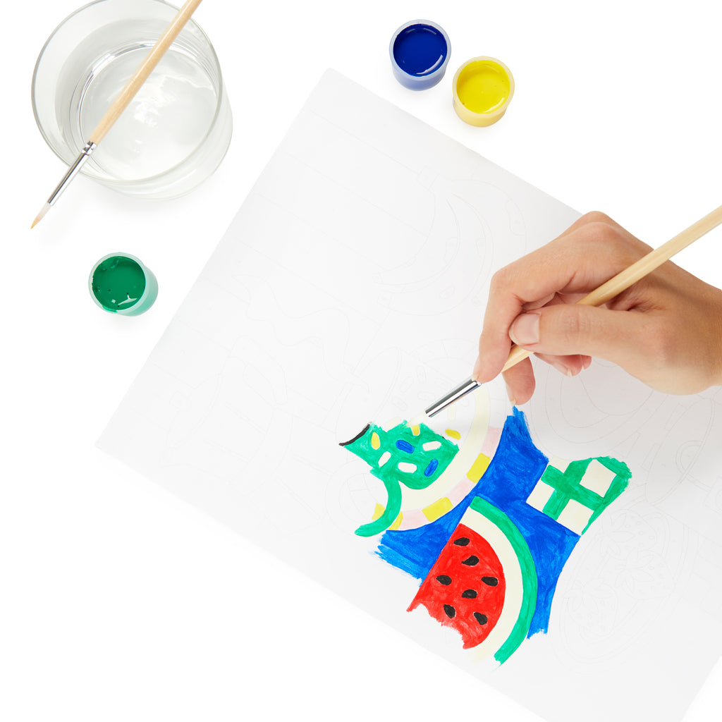 Le Petit-Déjeuner Paint-by-numbers kit