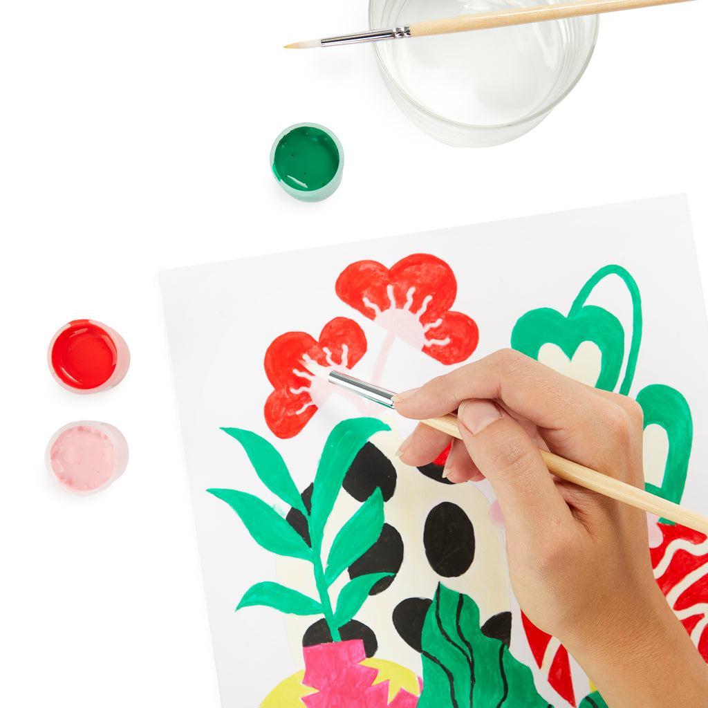 Les Plantes Paint-by-numbers kit