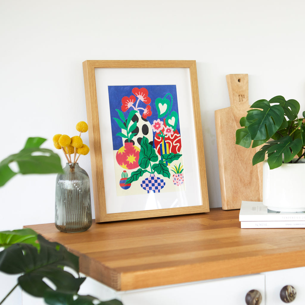 Les Plantes Paint-by-numbers kit