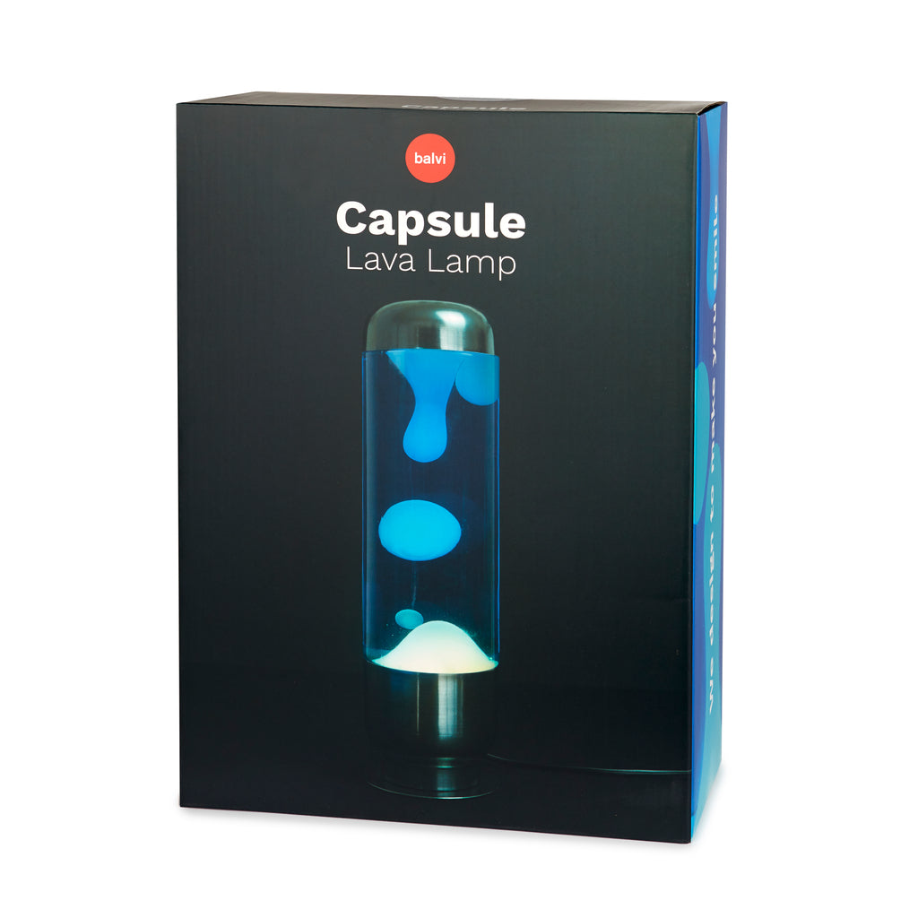 Lámpara lava Capsule - Azul