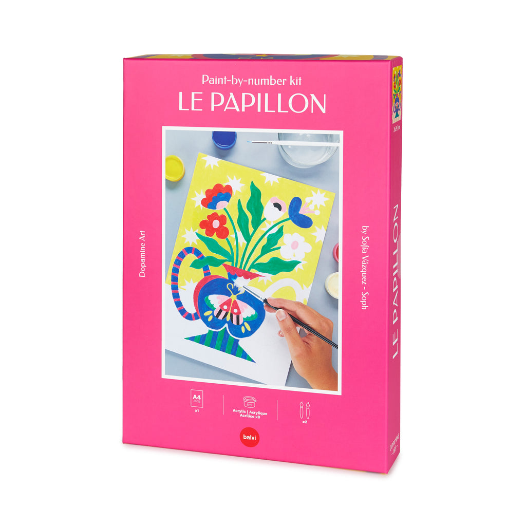 Le Papillon Paint-by-numbers kit