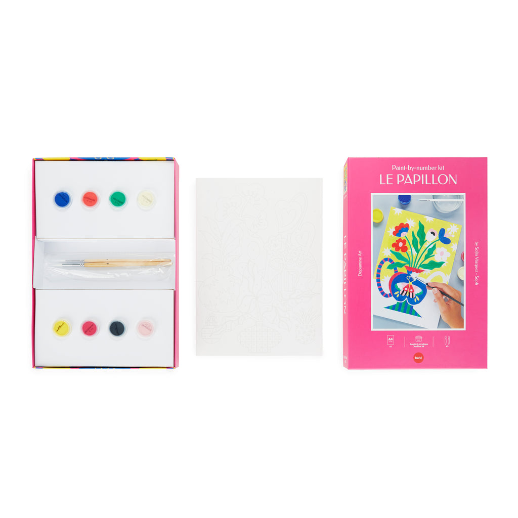 Le Papillon Paint-by-numbers kit