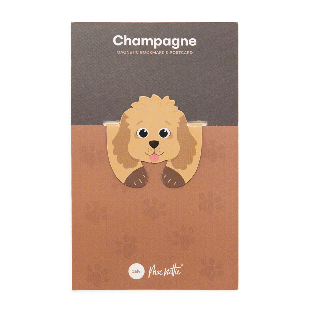 Champagne Magnetic Bookmark