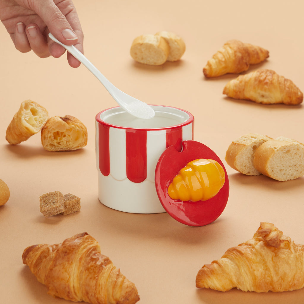 Croissant Zuckerdose