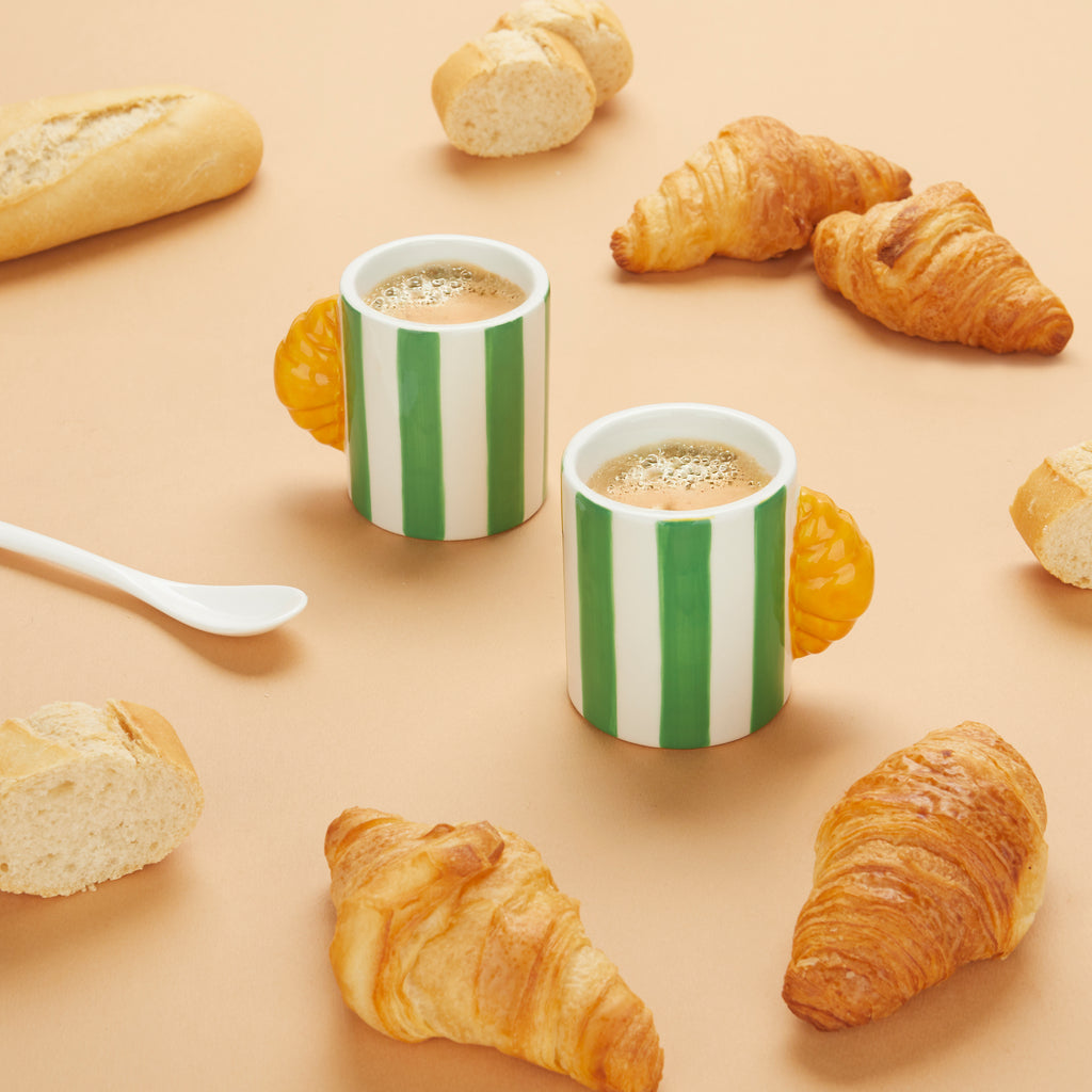 Croissant Espresso Cup Set