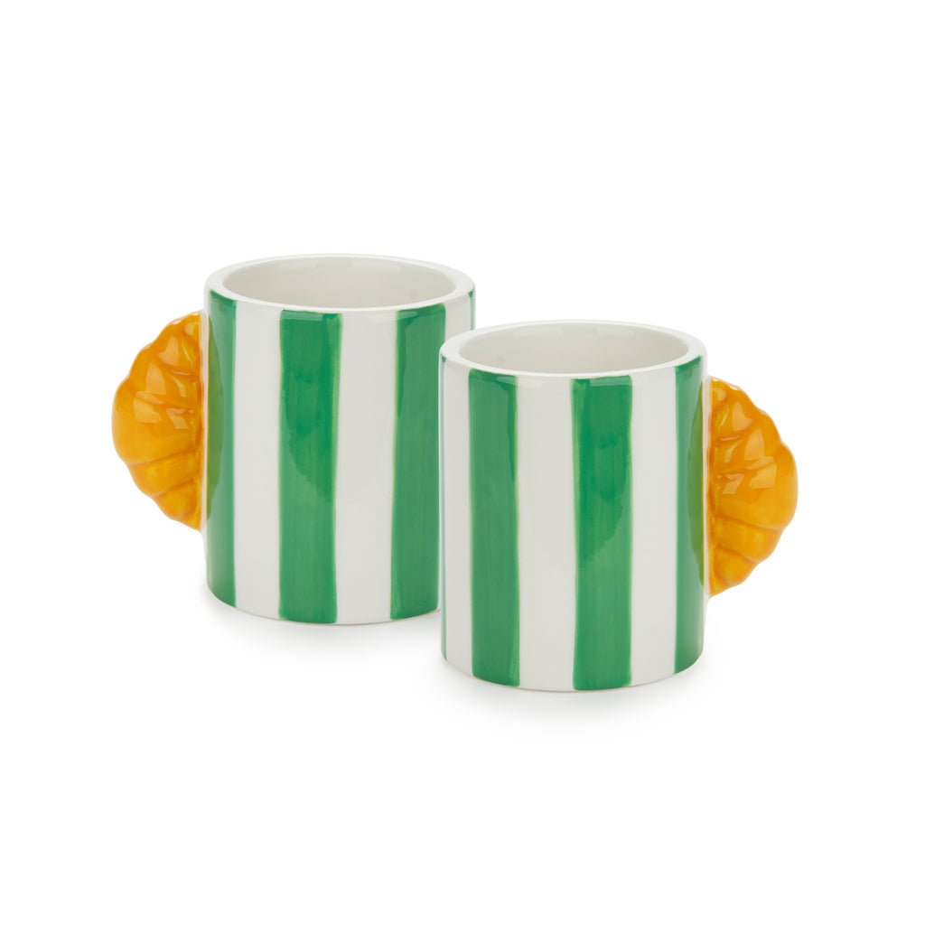 Croissant Espresso Cup Set