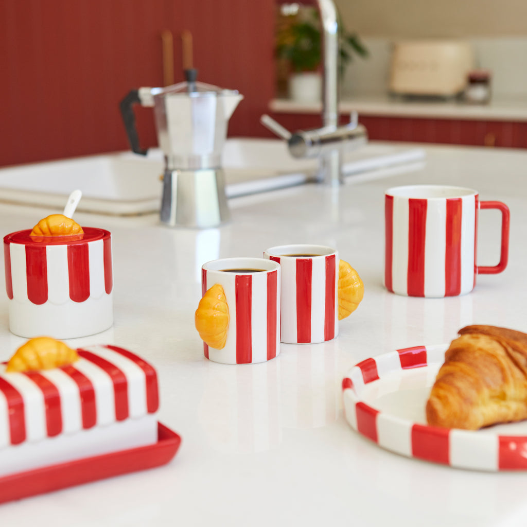 Croissant Espresso Cup Set