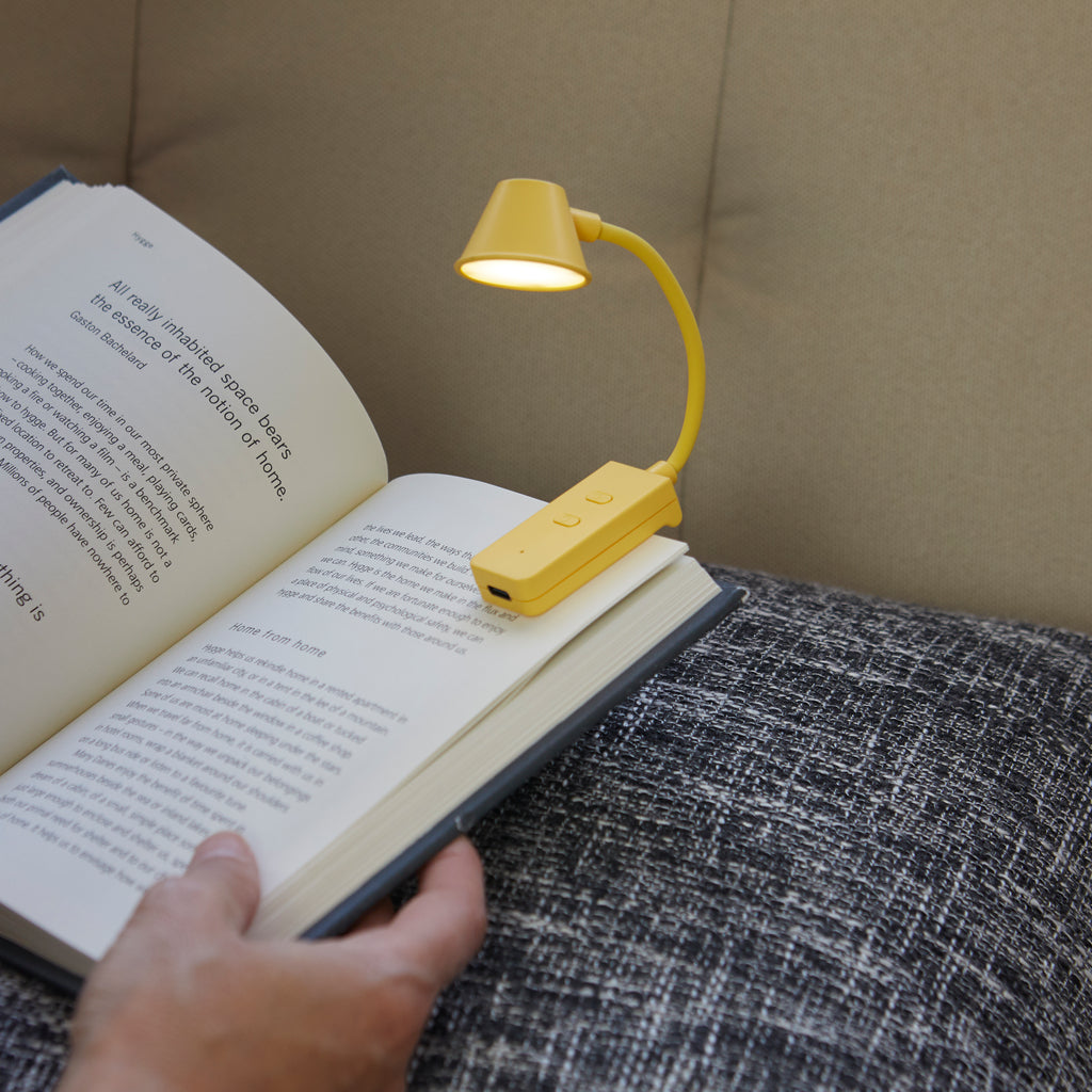 Luce da lettura ricaricabile Lumo