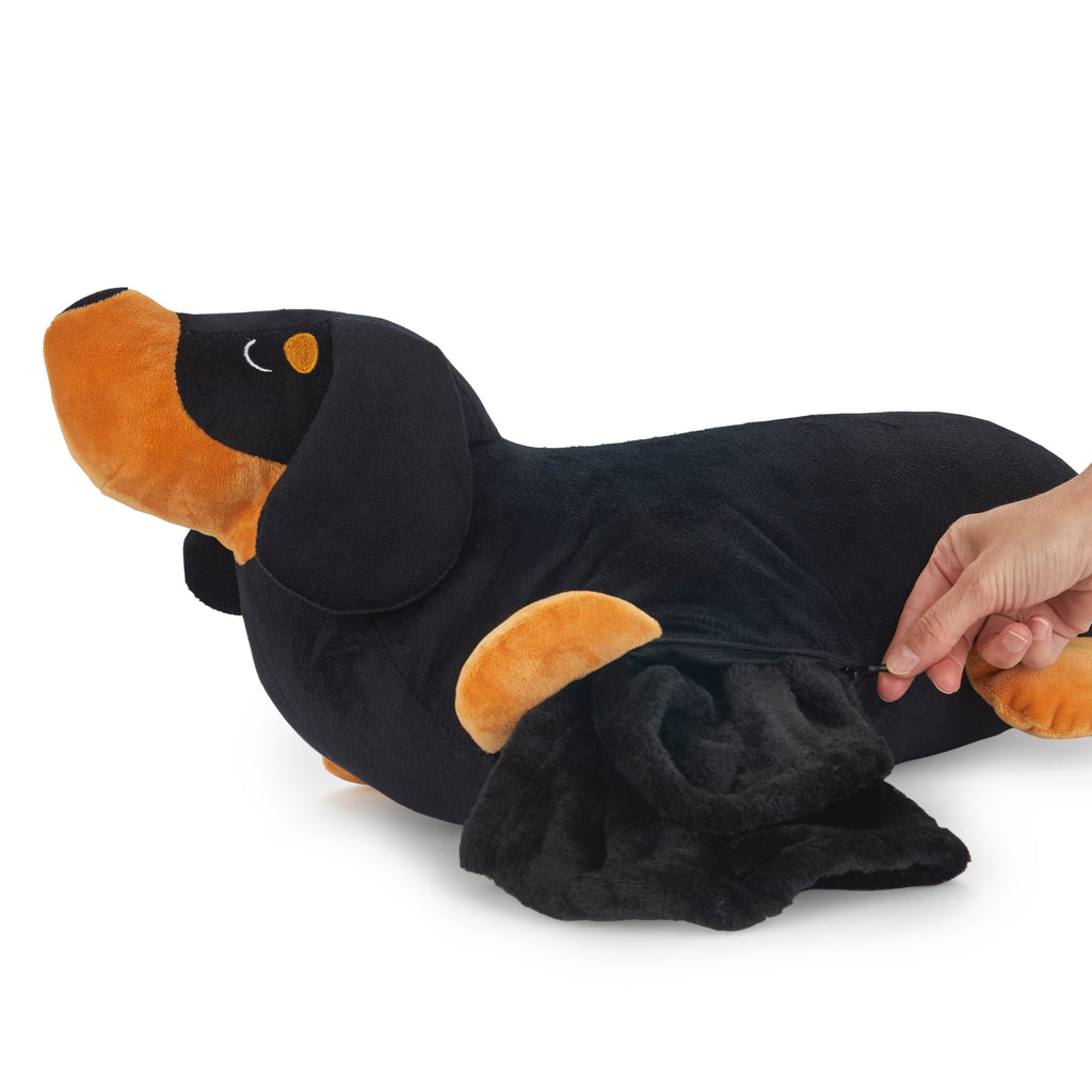 Coussin et Couverture Teckel
