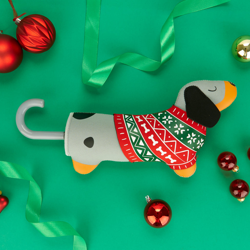 Ombrello Teckel Christmas