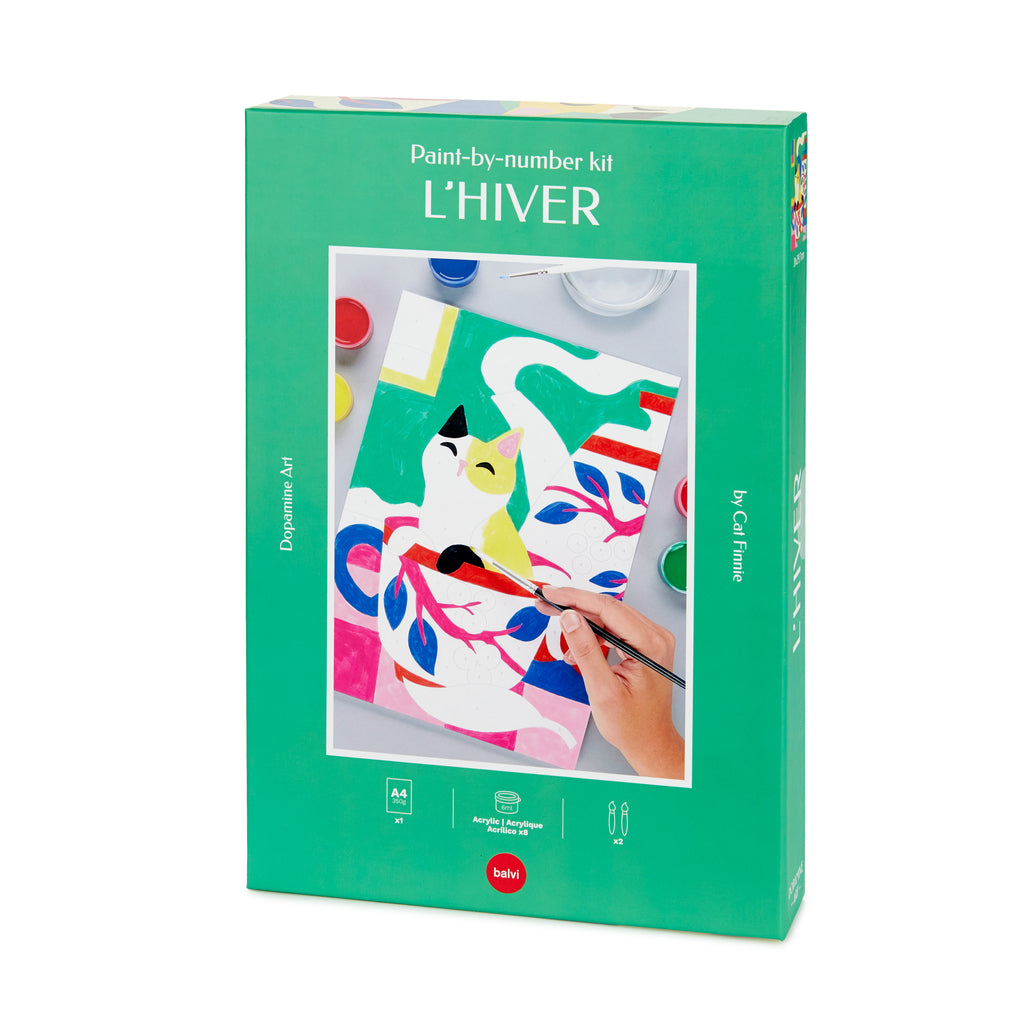 L'Hiver Paint-by-numbers kit