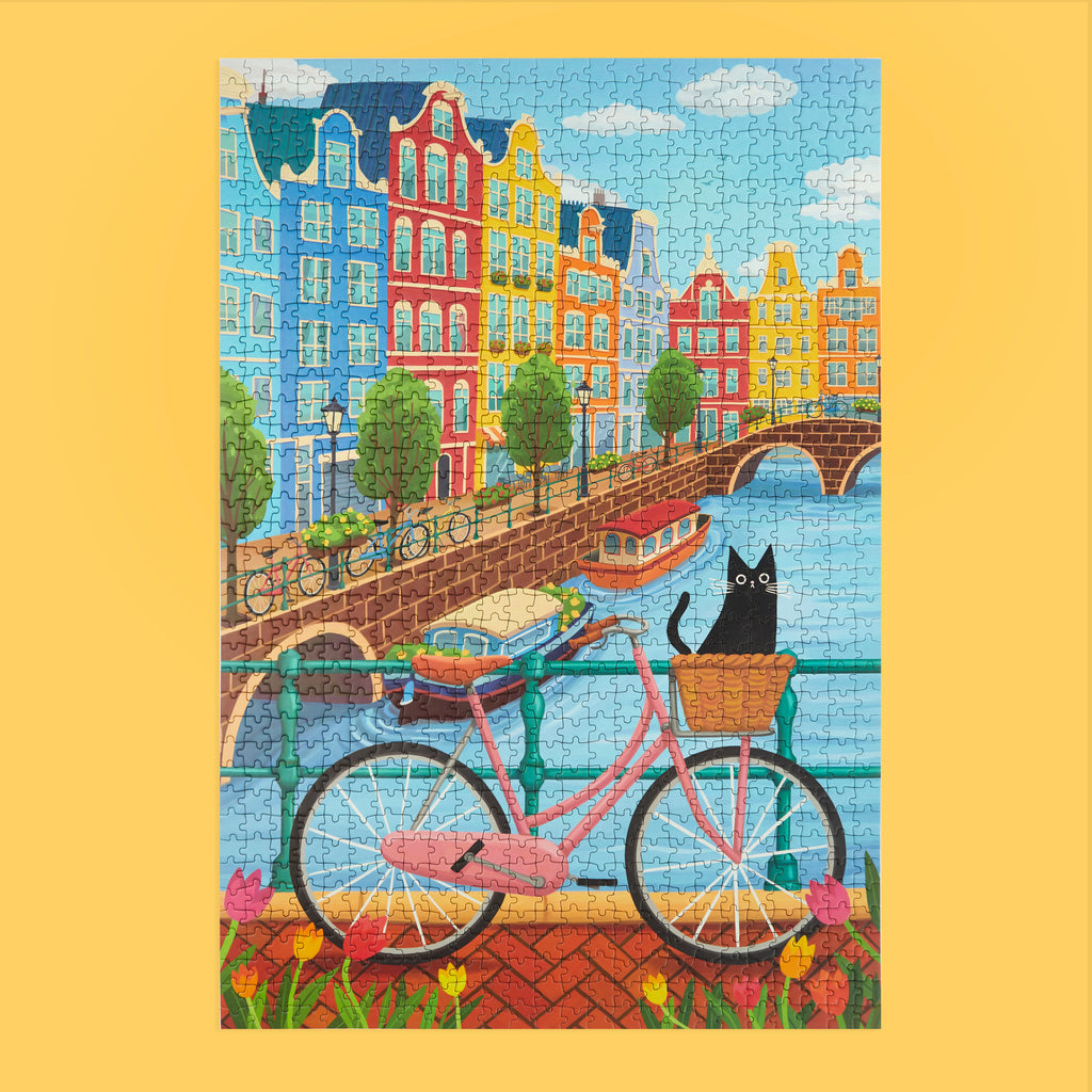 Puzzle Bike Ride in Amsterdam
