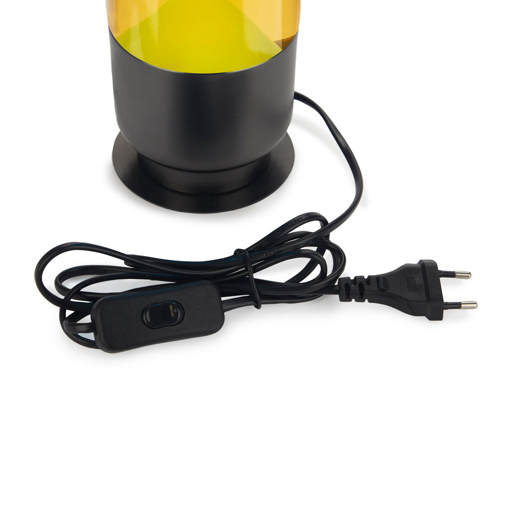 Capsule Lava-Lampe - Orange/Gelb