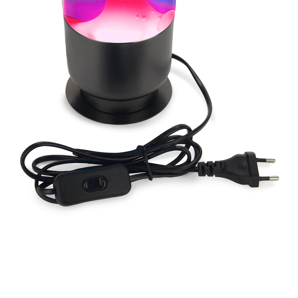 Lámpara lava Capsule - Morado/Rojo