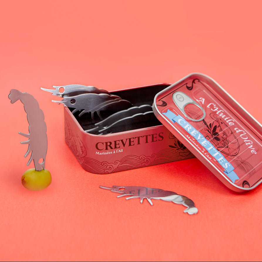 Conserverie Crevettes Snack-Gabeln