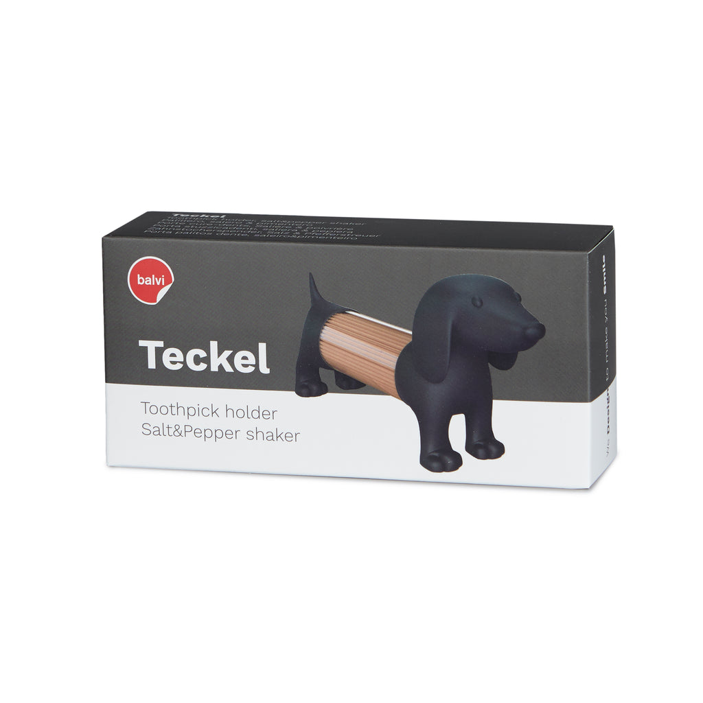 Dispensador de palillos y salero/pimentero Teckel