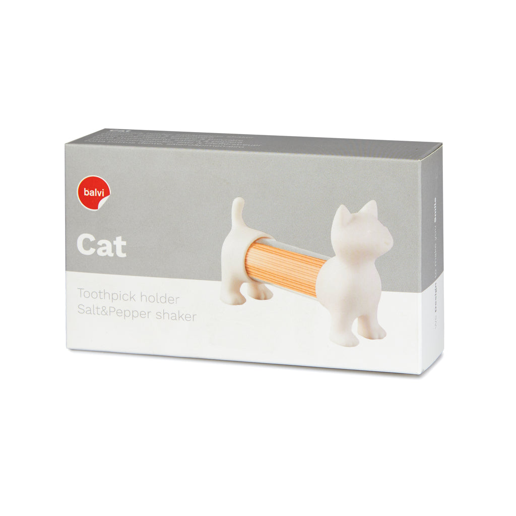 Porte cure-dents et sel/poivre Cat
